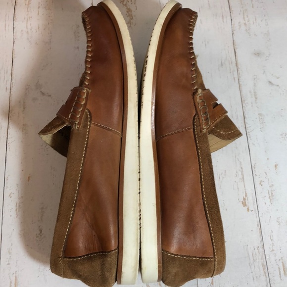 Ashton Grey Scadicci Leather & Suede Penny Loafer - Picture 3 of 7